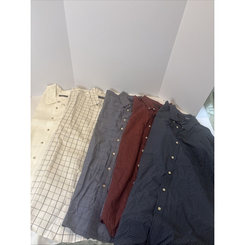 Roundtree Yorke Shirts 3XT Big & Tall Short Sleeve Mens LOT OF 5